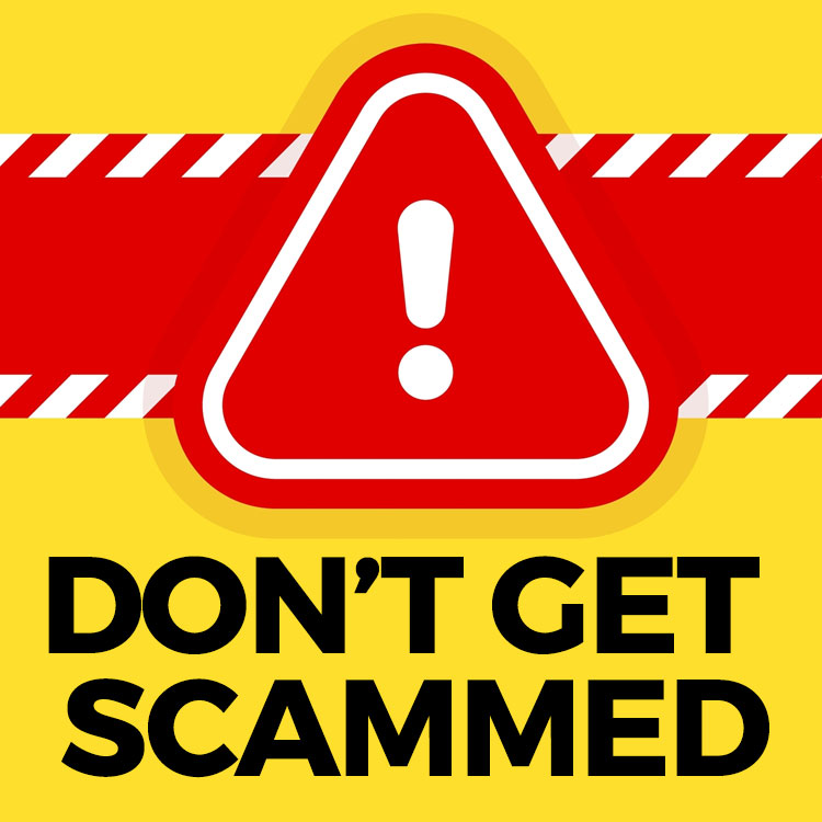 Don't get scammed!